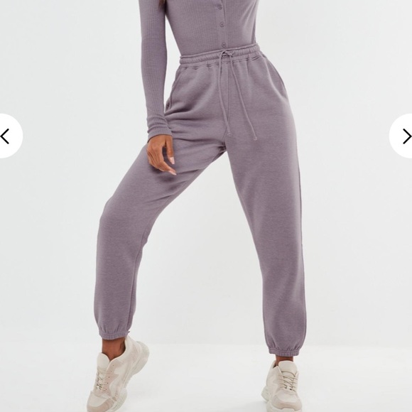 Missguided Pants - Lilac Missguided 90’s Loopback Joggers (BRAND NEW)